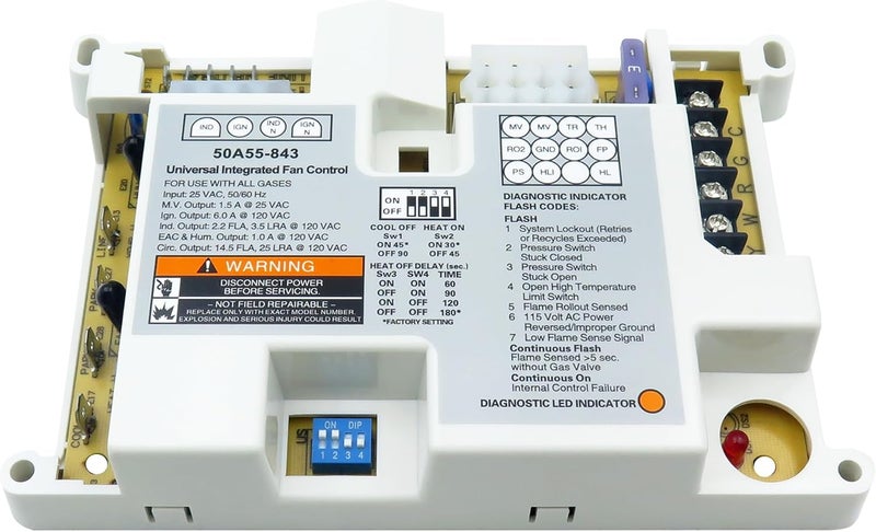 DDORUU 50A50-474 Furnace Control Circuit Board Replacement for White Rodgers - Image 2